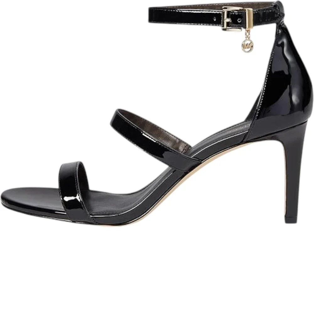 Michael Kors Koda Sandal Black Strappy Heel Women's - 40S3OMS2A